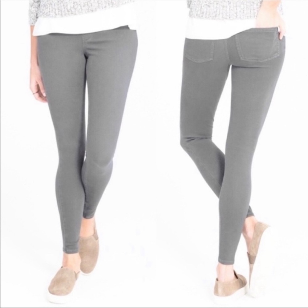 Spanx M Jean-ish Ankle Leggings Gray 20018R
